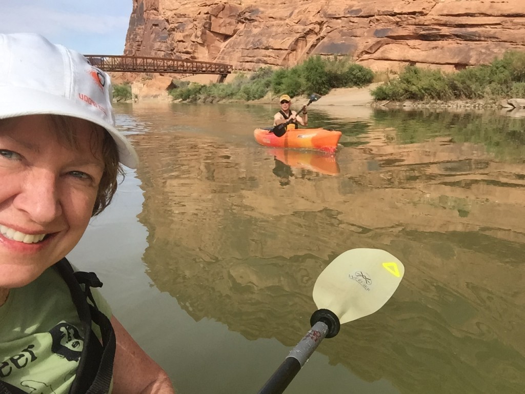 Beautiful day on the Colorado River in Moab