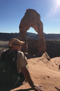 Mike at Delicate Arch